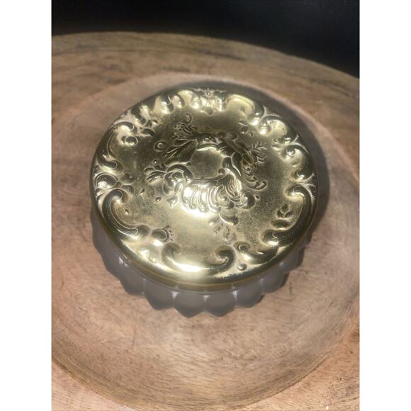 VINTAGE ESTEE LAUDER Re-Nutriv Face Powder Shell Jar, EMPTY, COLLECTIBLE 3 oz - Picture 2 of 7